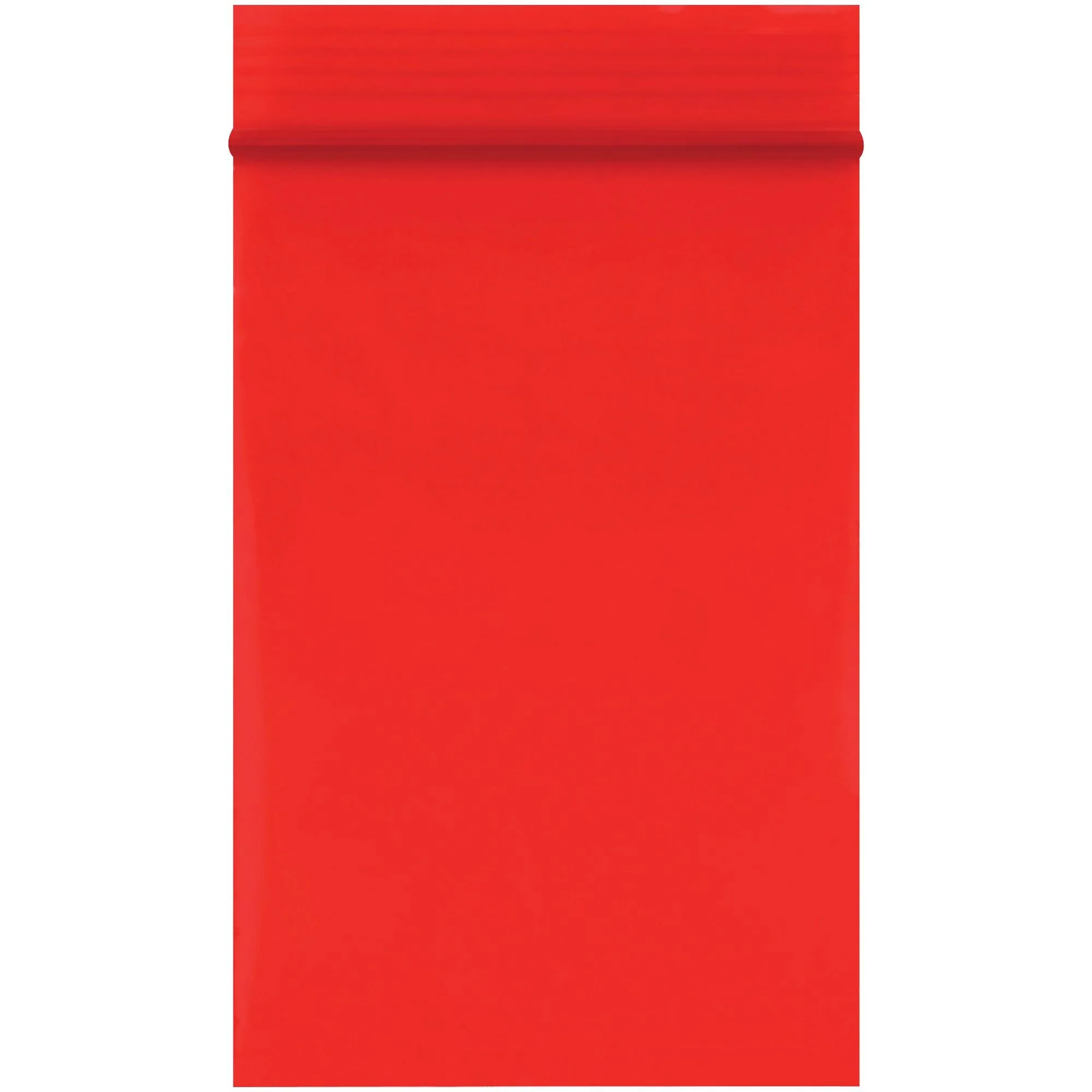 2 x 3" - 2 Mil Red Reclosable Poly Bags