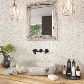 3D Weave Mother Of Pearl Mosaic Tile