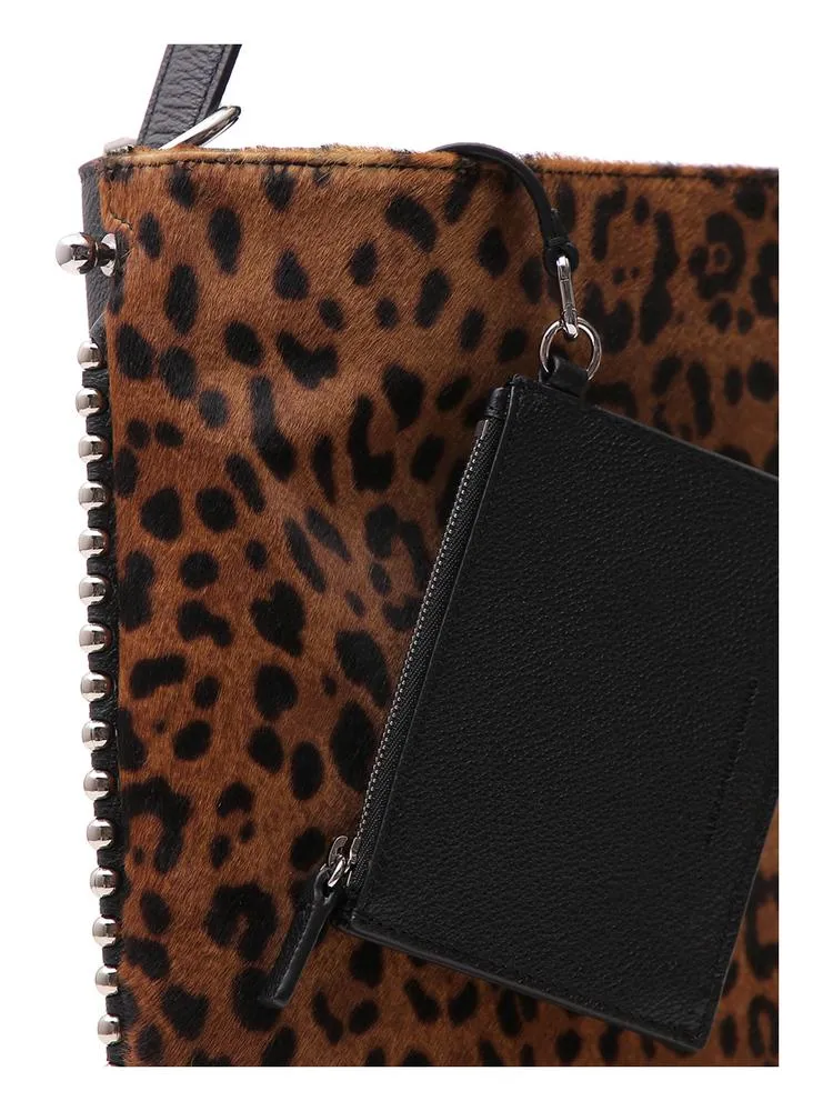 Alexander Wang Leopard Print Chain Shoulder Bag