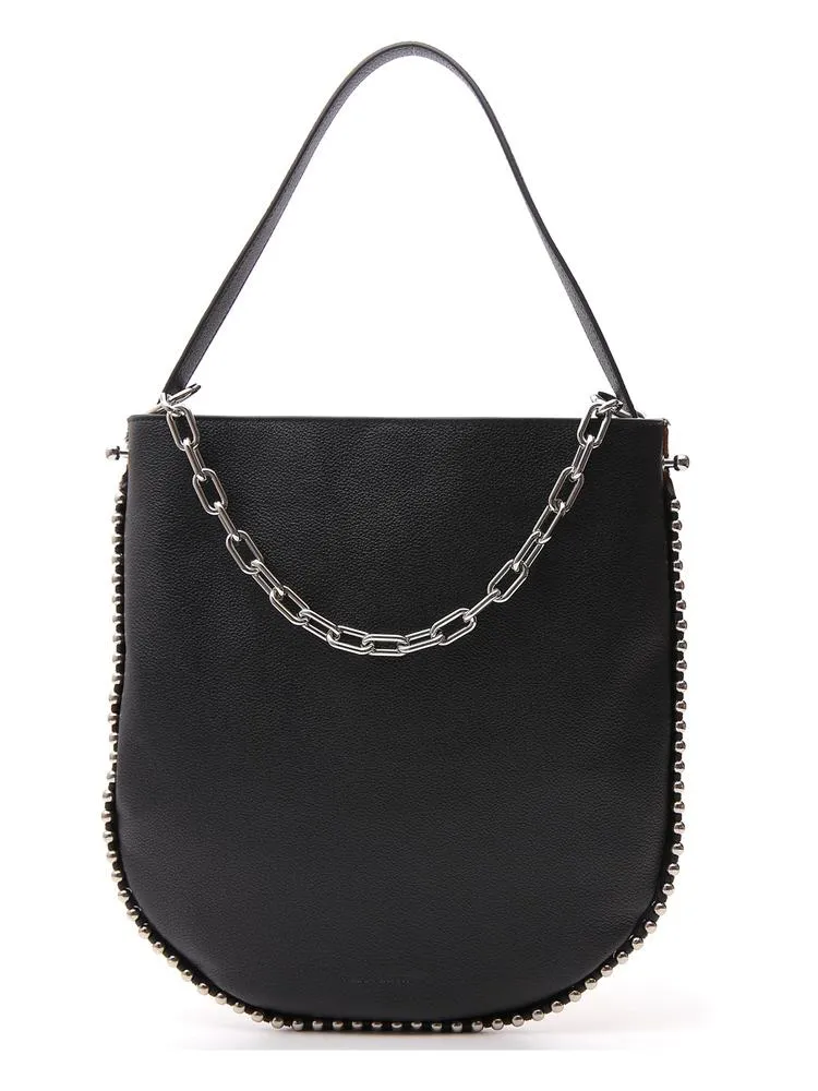 Alexander Wang Leopard Print Chain Shoulder Bag