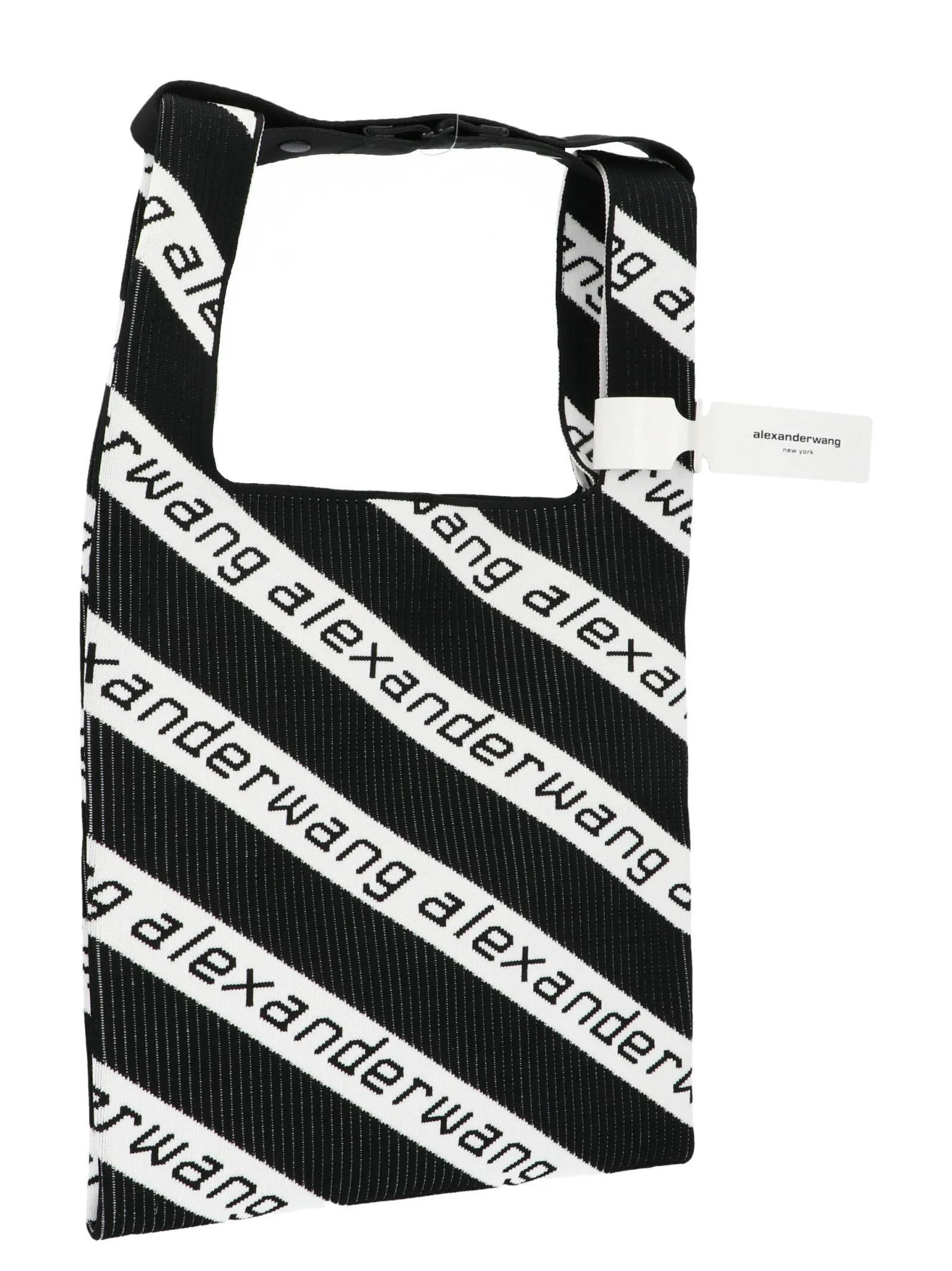 Alexander Wang Logo Striped Tote Bag