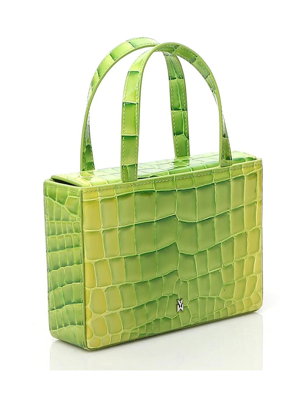 Amina Muaddi Amina Giorgia Embossed Tote Bag