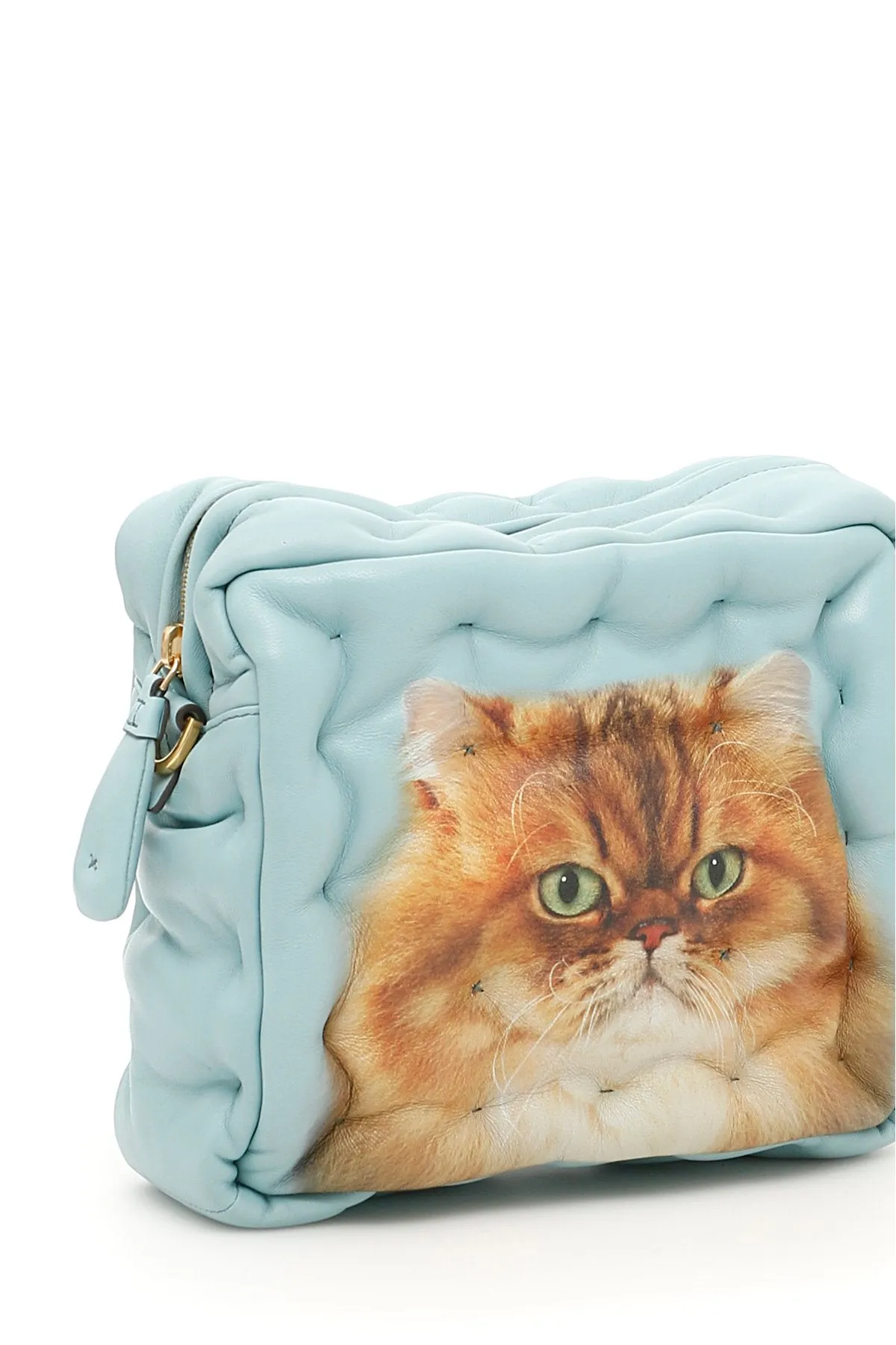 Anya Hindmarch Cat Print Quilted Bag
