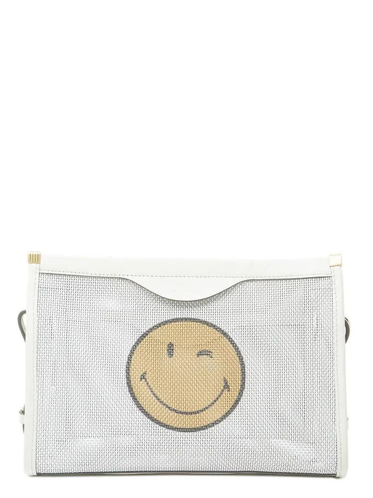 Anya Hindmarch Wink Face Mesh Crossbody Bag