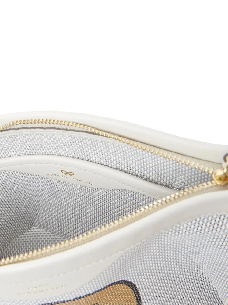Anya Hindmarch Wink Face Mesh Crossbody Bag