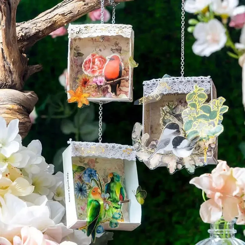Beautiful Day Bird Series PET Sticker Pack