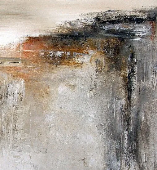 Beige And Brown Contemporary Art Rich Texture Painting Ap002