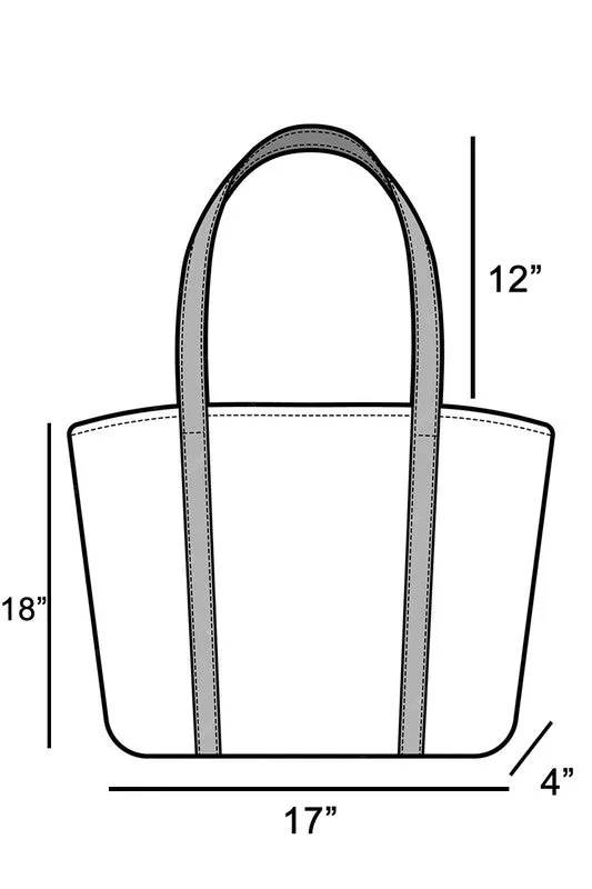 Beyla Canvas Tote Bag