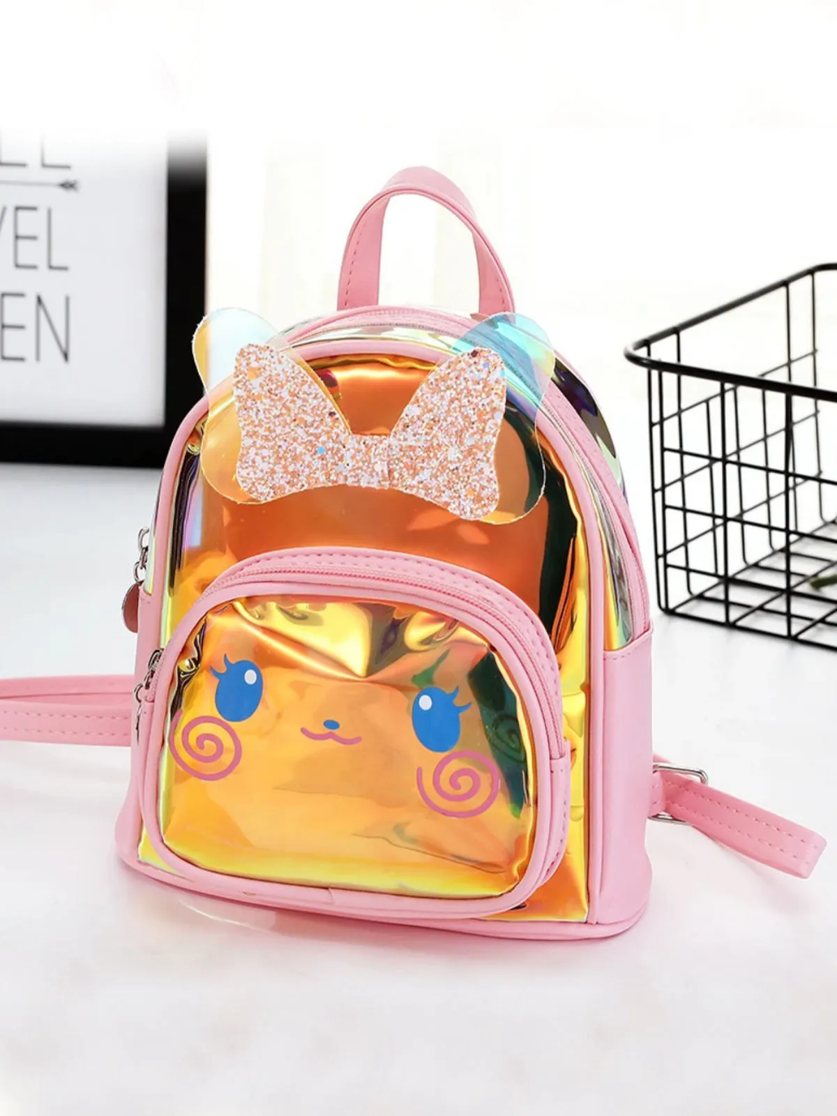 Bright Minds Bunny Ears Metallic Backpack