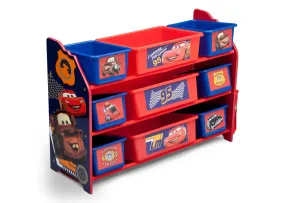 Cars Plastic 9 Bin Organizer