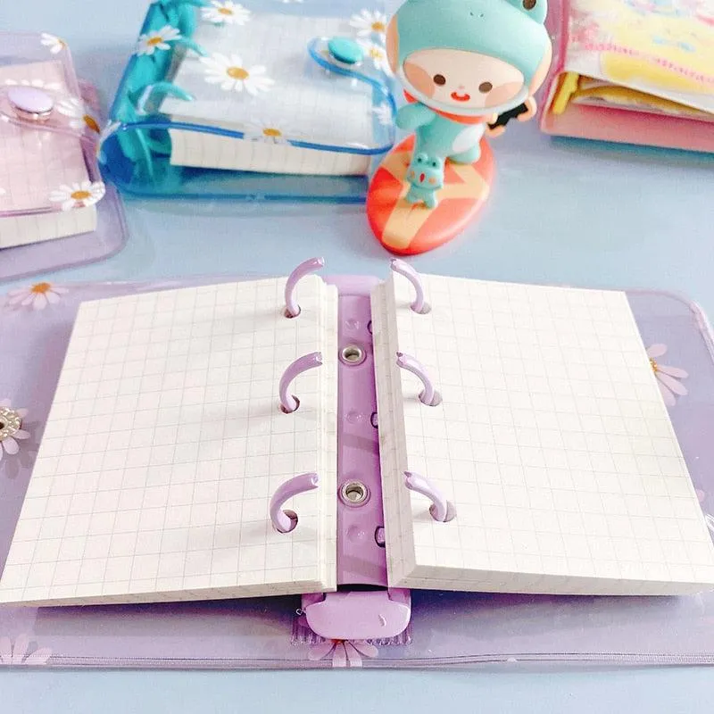 Charming Daisy Luxe Mini Organizer Journal - Exclusive Floral Edition