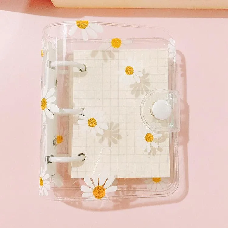 Charming Daisy Luxe Mini Organizer Journal - Exclusive Floral Edition