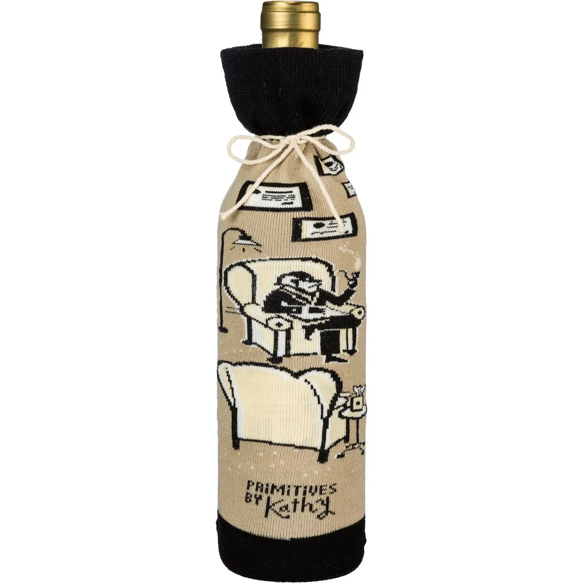 Cheaper Than Therapy Bottle Sock