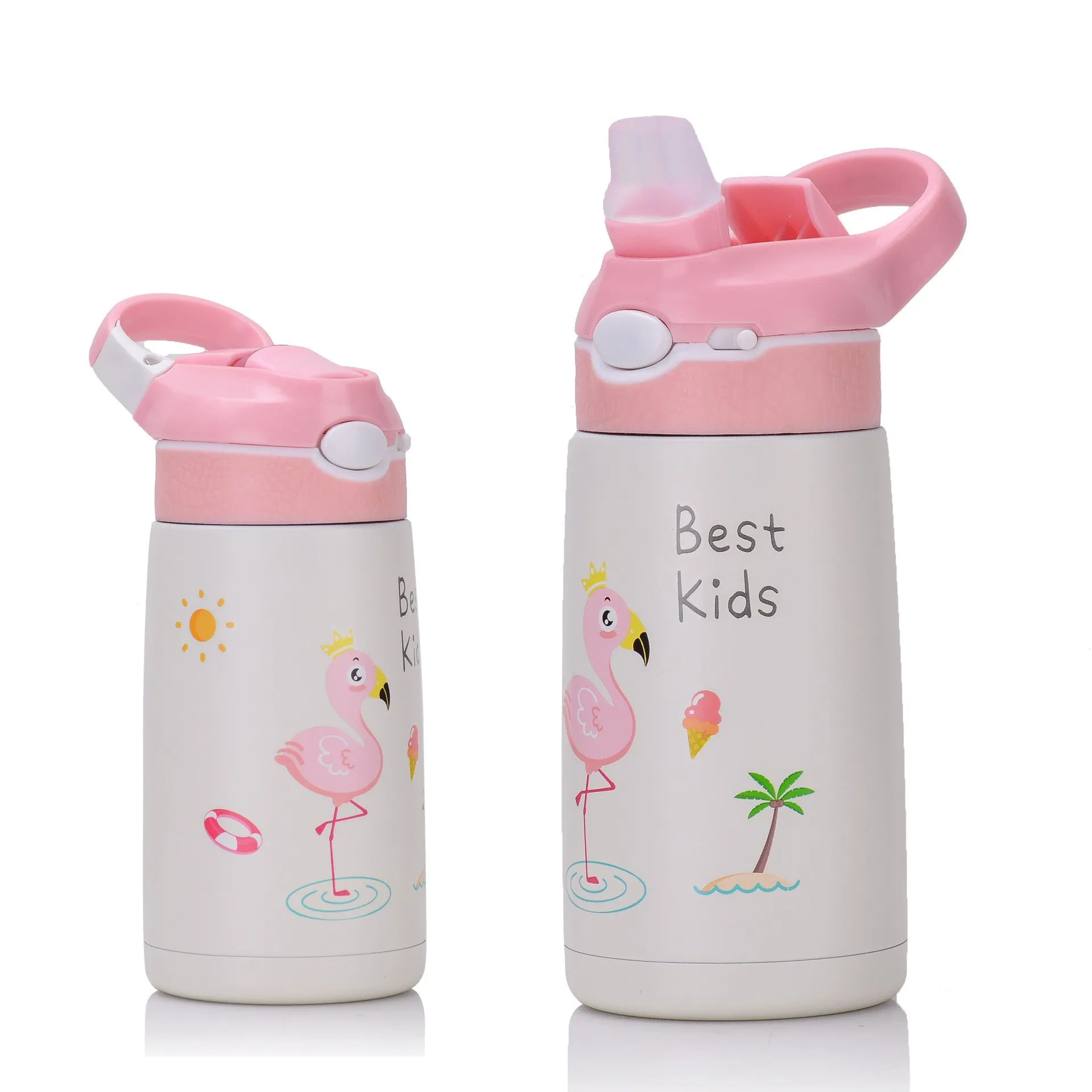 Children's Stainless Steel Thermo Cup With Straw