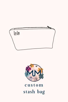 CUSTOM Stash Travel Bag