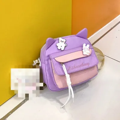 Cute Contrast Crossbody Bag