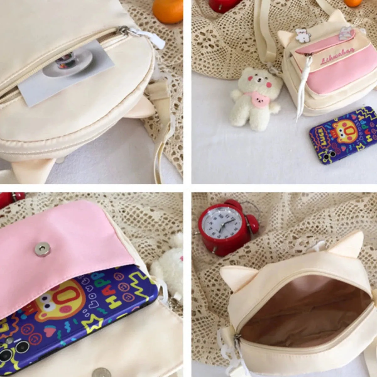 Cute Contrast Crossbody Bag