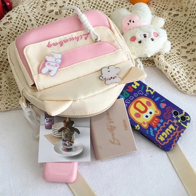 Cute Contrast Crossbody Bag