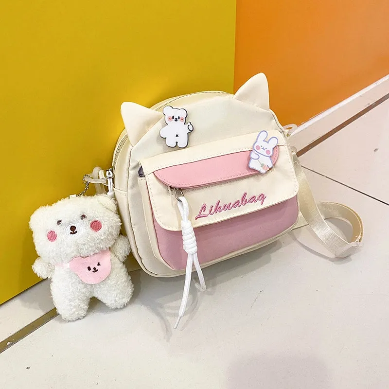 Cute Contrast Crossbody Bag