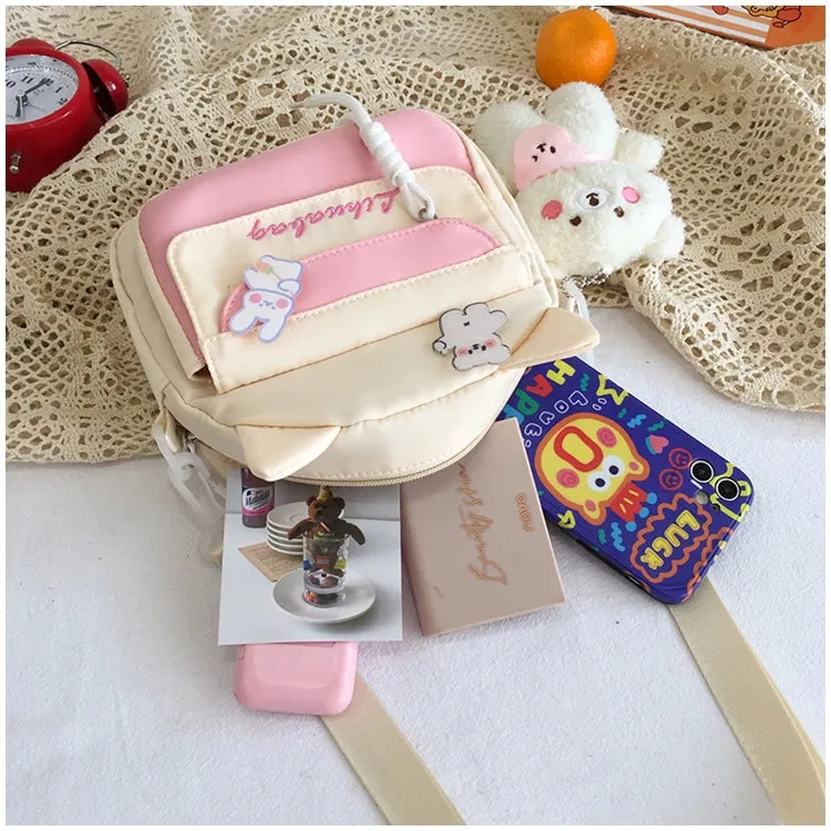 Cute Contrast Crossbody Bag