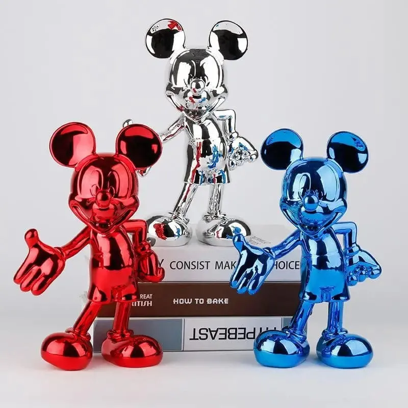 Cute Mickey Mouse Doll Statue | Modern Home Décor for Office, Desk, Cabinet, Coffee Table, Bedroom, and Children's Room