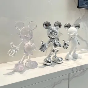 Cute Mickey Mouse Doll Statue | Modern Home Décor for Office, Desk, Cabinet, Coffee Table, Bedroom, and Children's Room
