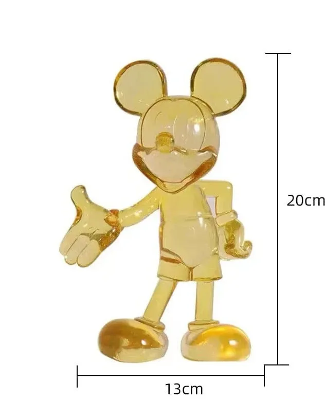 Cute Mickey Mouse Doll Statue | Modern Home Décor for Office, Desk, Cabinet, Coffee Table, Bedroom, and Children's Room