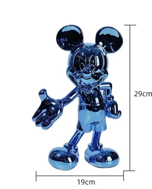 Cute Mickey Mouse Doll Statue | Modern Home Décor for Office, Desk, Cabinet, Coffee Table, Bedroom, and Children's Room