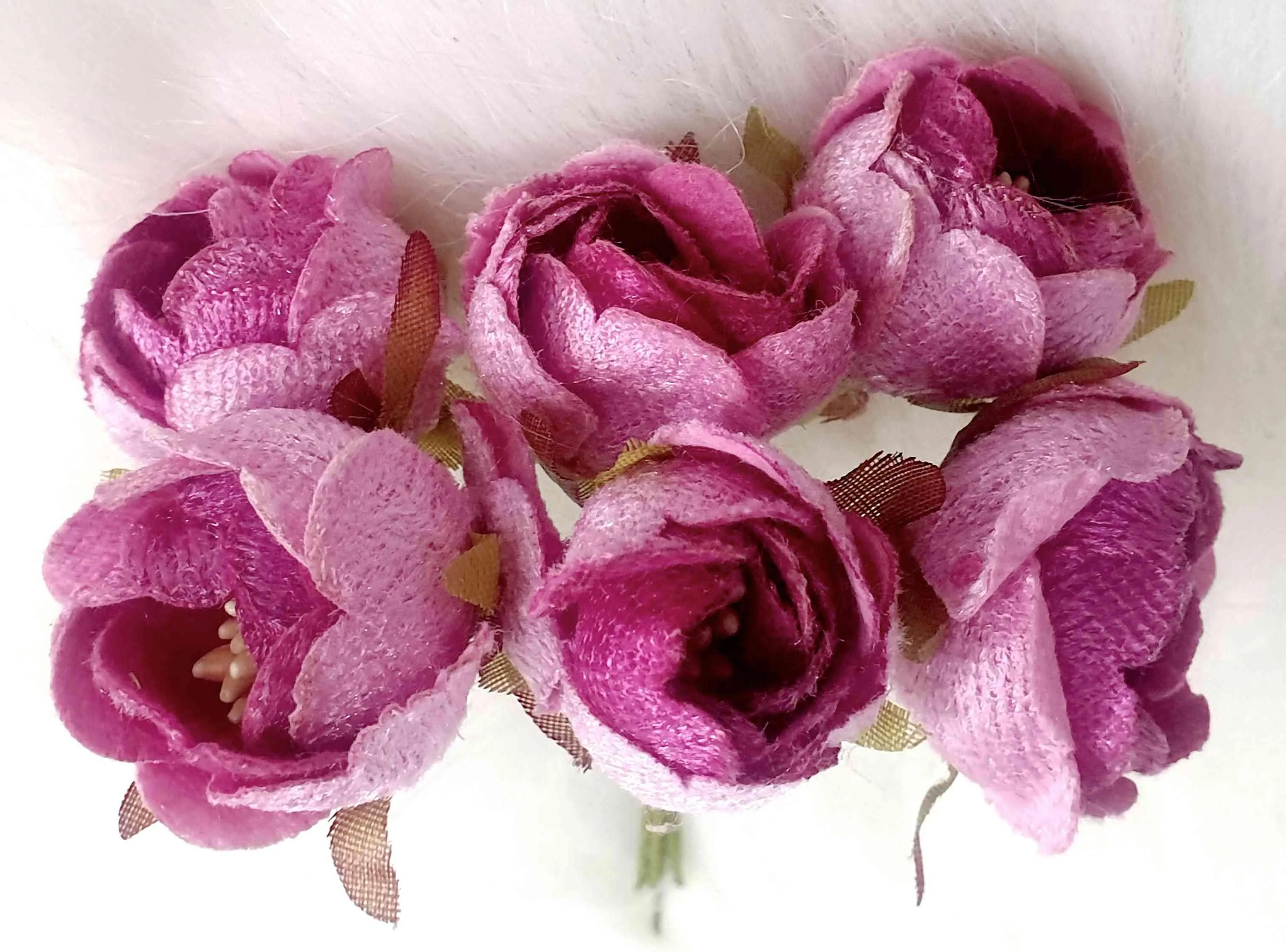 Decorative Artificial Tahitian Treasure Fabric Flower for Party Decor Gifts Craft or Textile - 11026