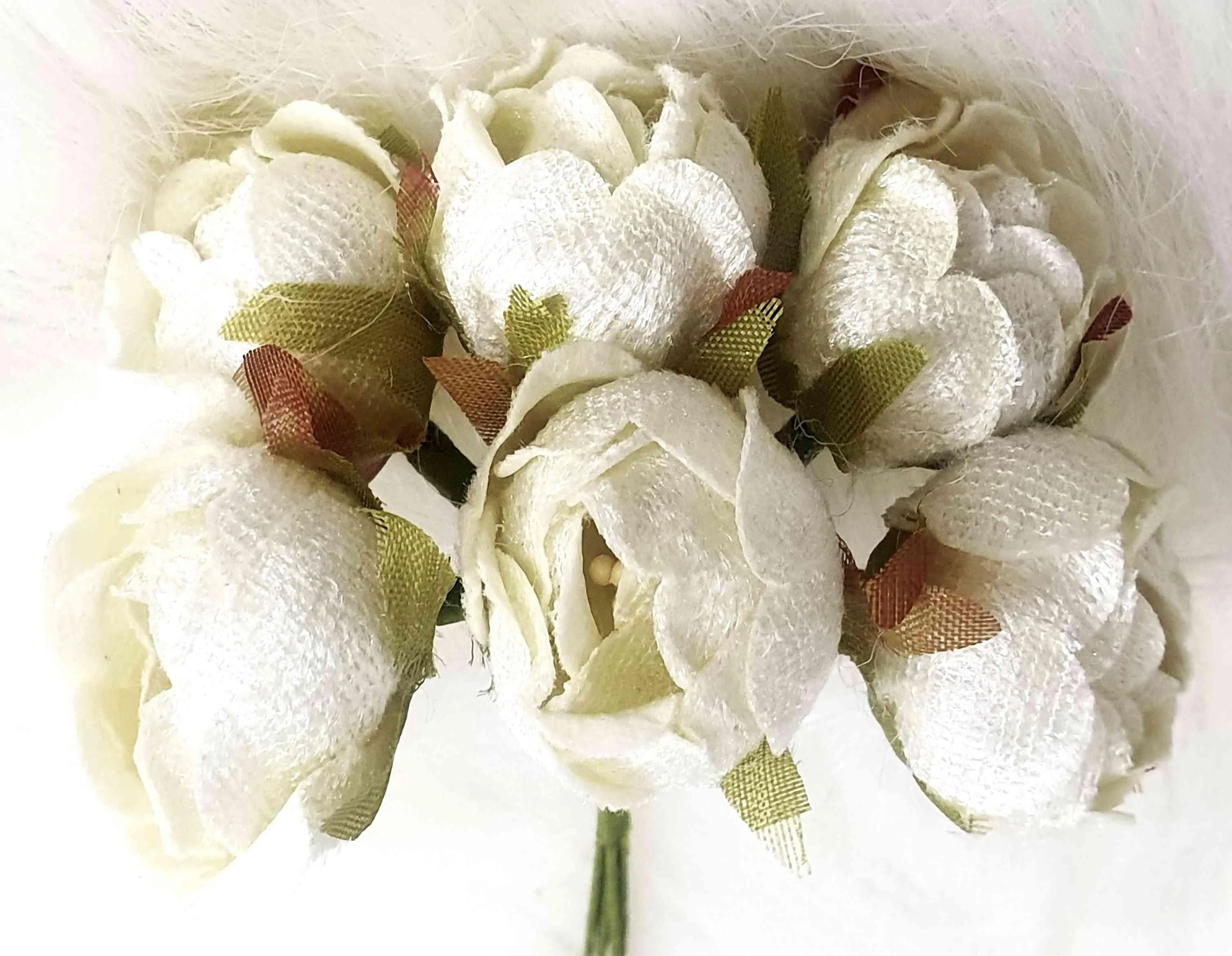 Decorative Artificial Tahitian Treasure Fabric Flower for Party Decor Gifts Craft or Textile - 11026