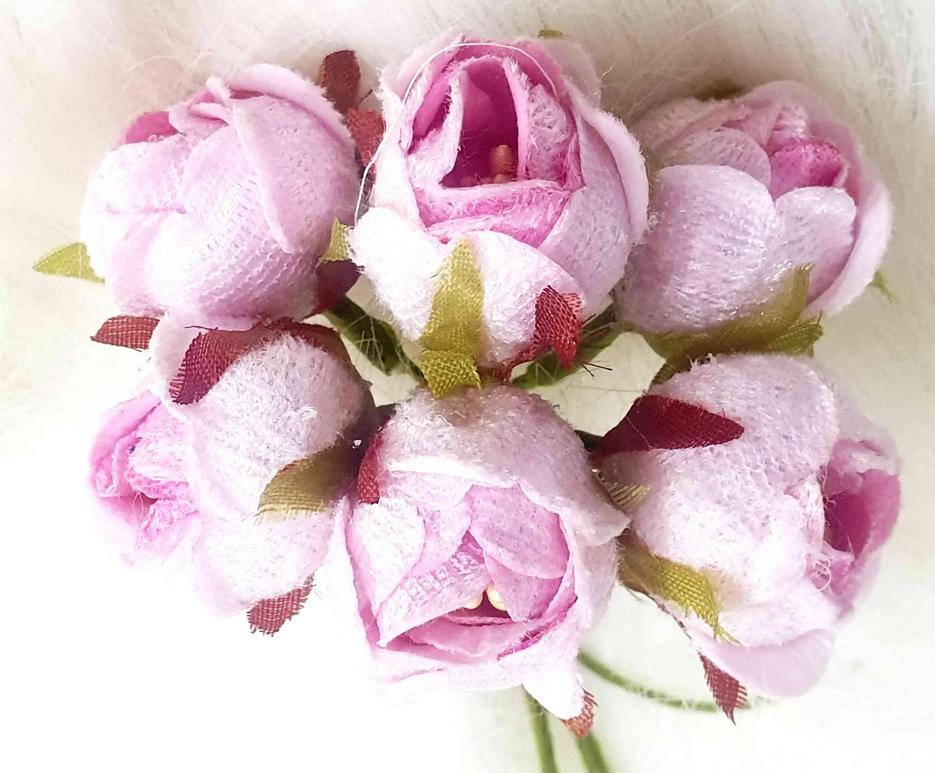 Decorative Artificial Tahitian Treasure Fabric Flower for Party Decor Gifts Craft or Textile - 11026