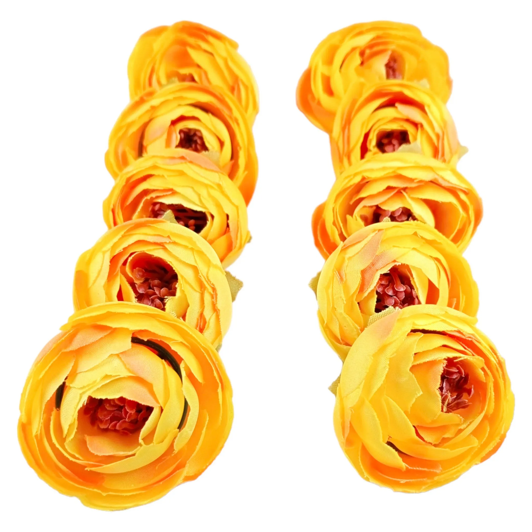 Decorative Peony Fabric Flower Heads for Trousseau Decoration Craft or Textile - Design 144