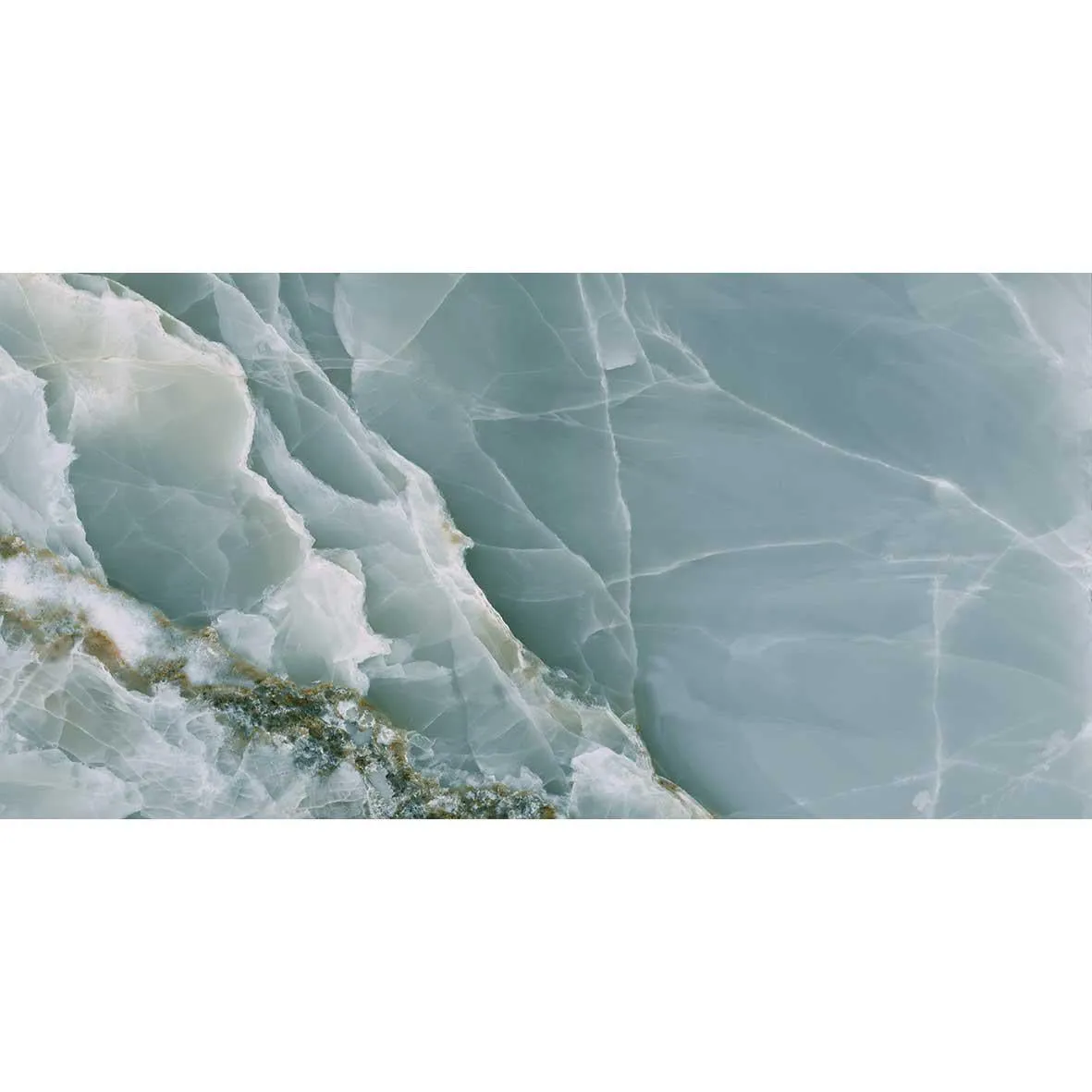Emporio Green Onyx Large-Format Porcelain Tile 24x48