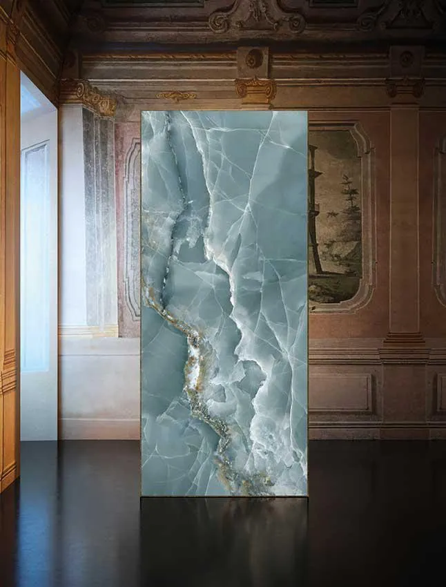 Emporio Green Onyx Large-Format Porcelain Tile 24x48