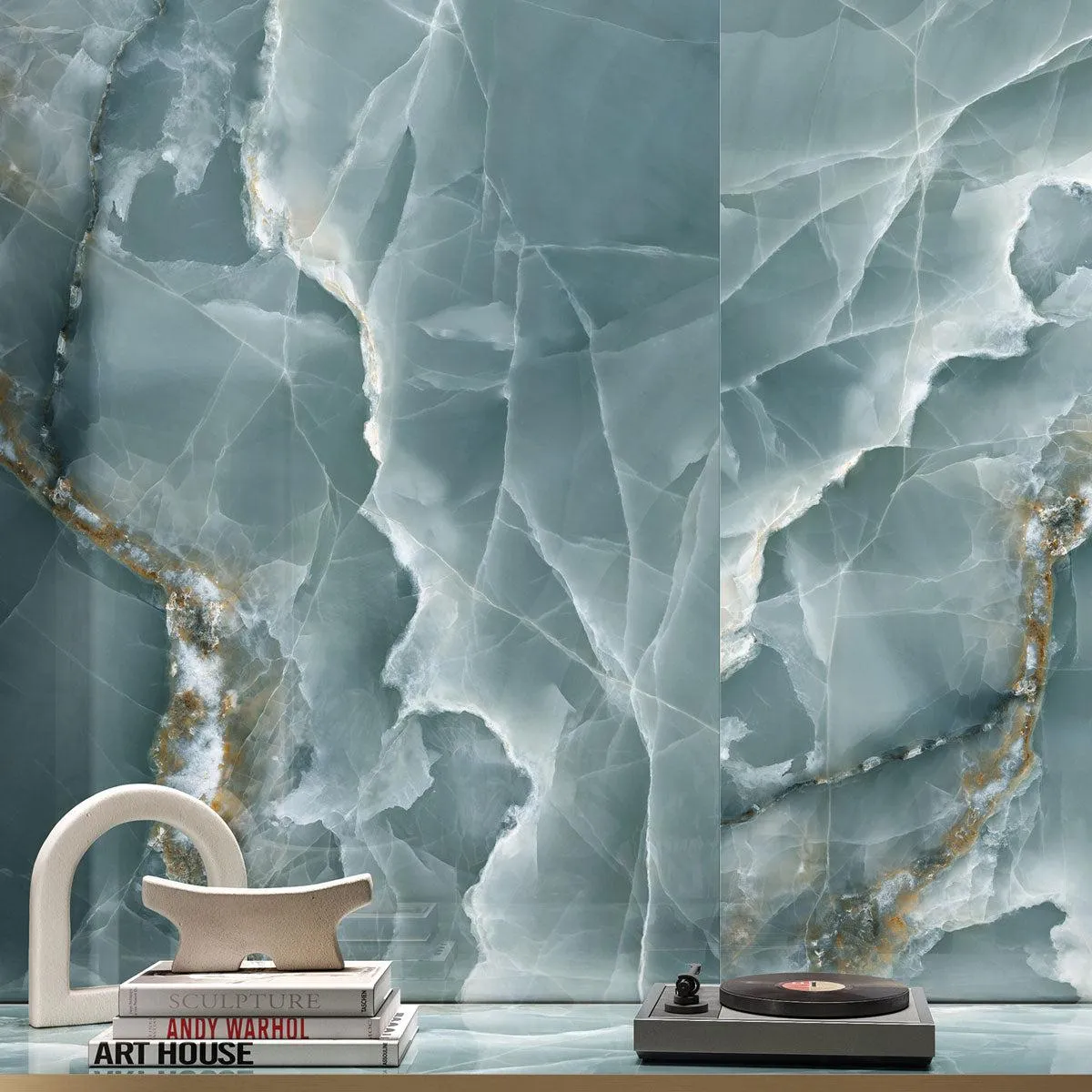 Emporio Green Onyx Large-Format Porcelain Tile 24x48