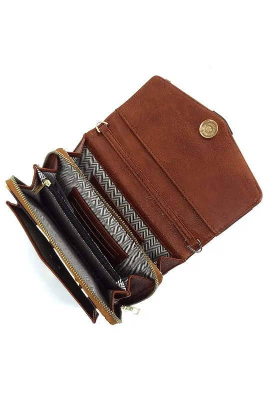Envelope Flap Crossbody Bag Organizer