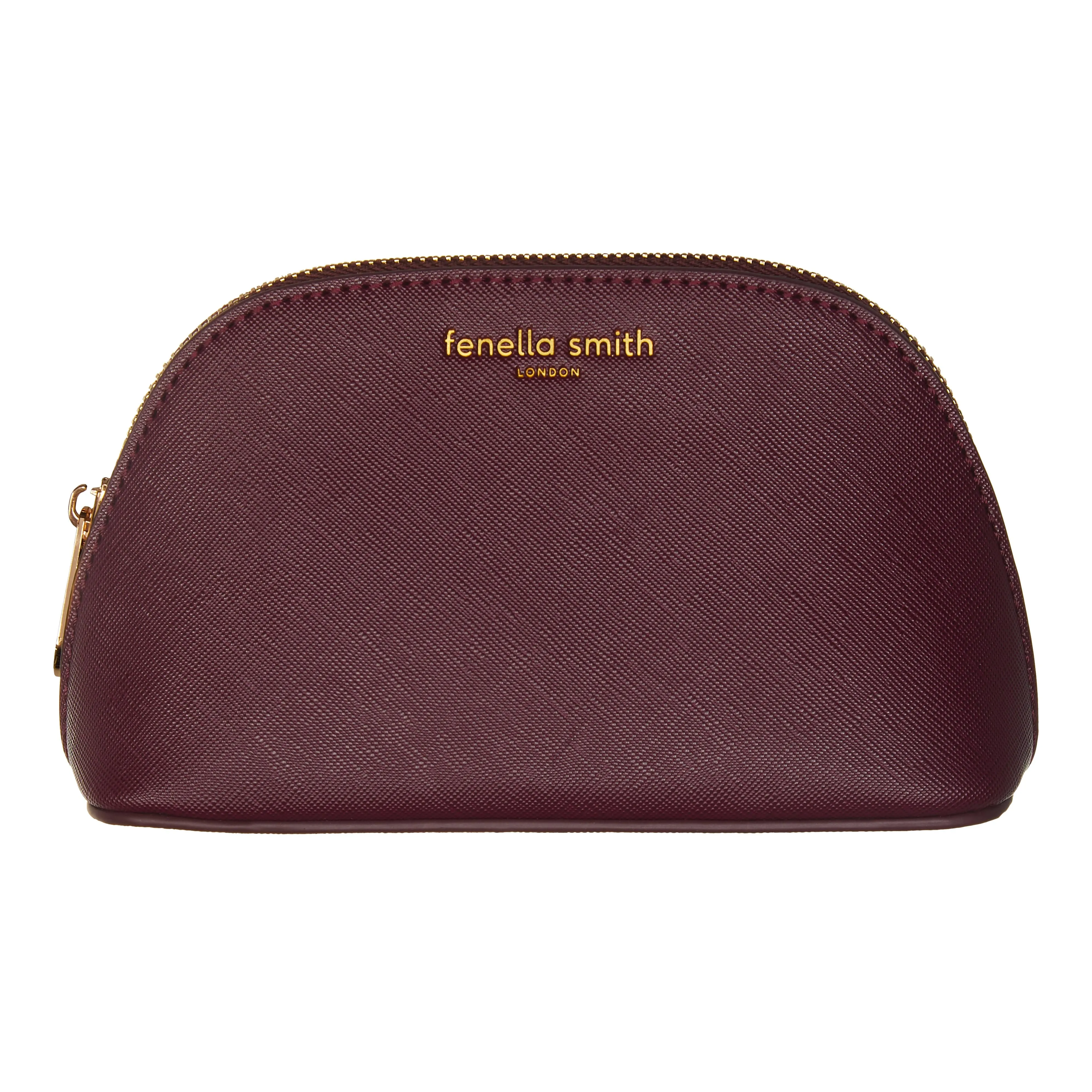 Fenella Smith Burgundy Oyster Cosmtic Case