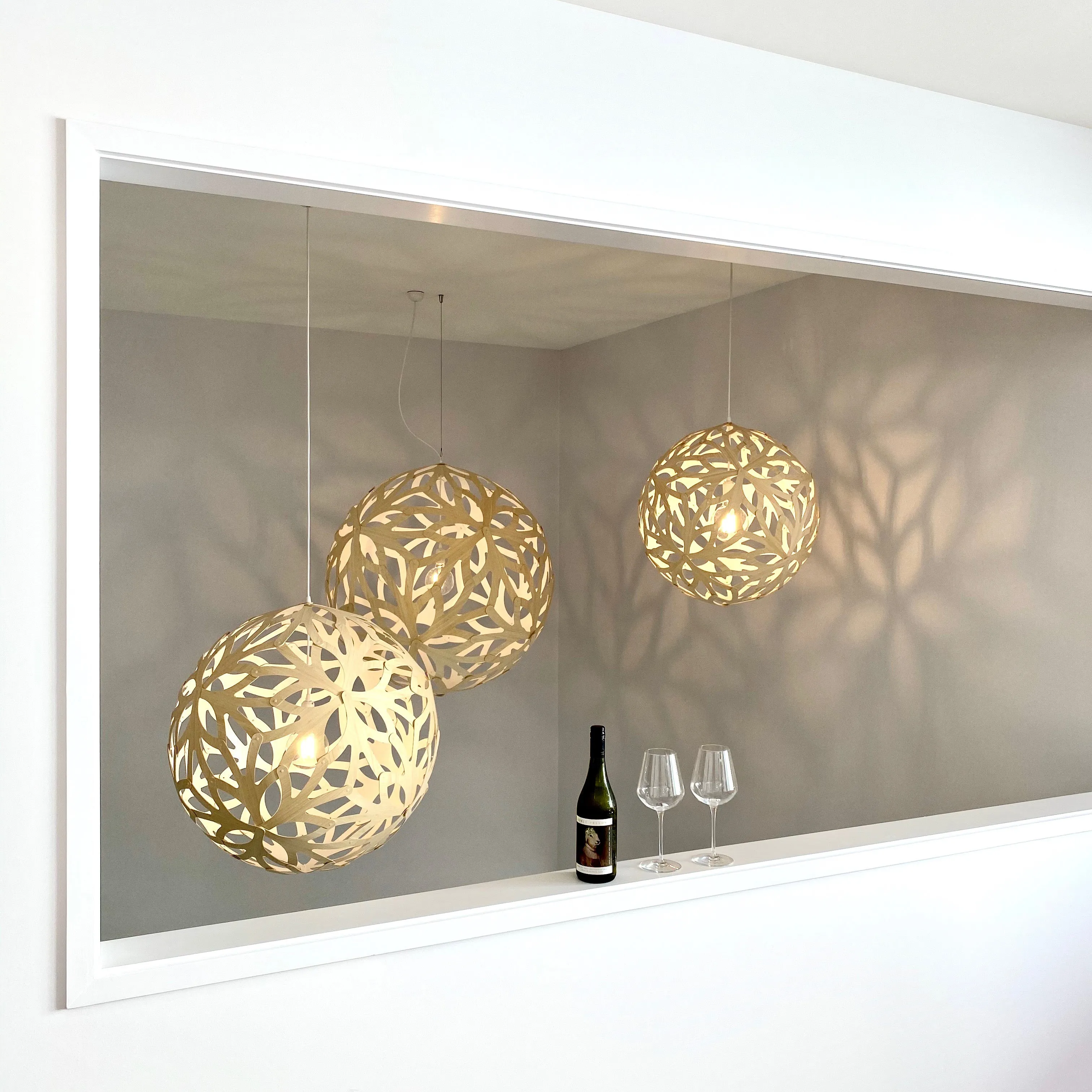 Floral Pendant Light: Medium