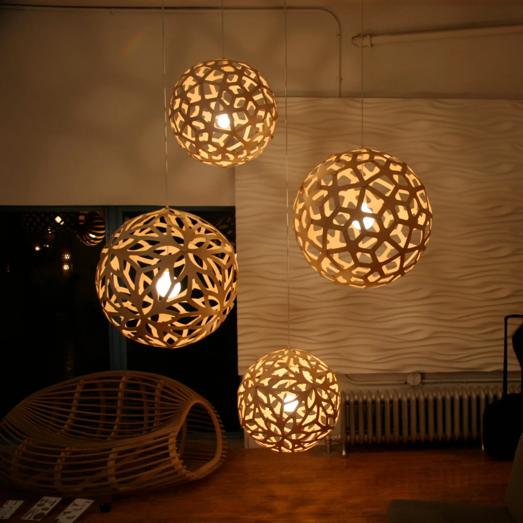Floral Pendant Light: Small