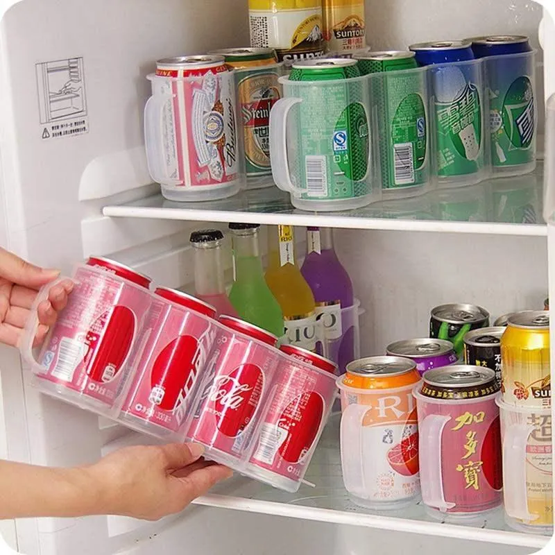 Four Cans Refrigerator Organizer
