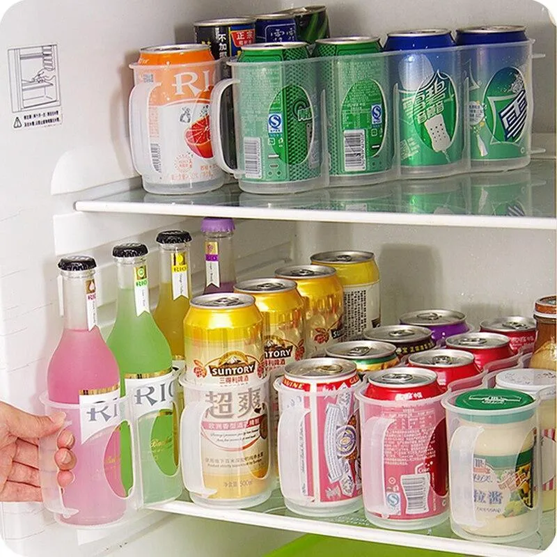 Four Cans Refrigerator Organizer