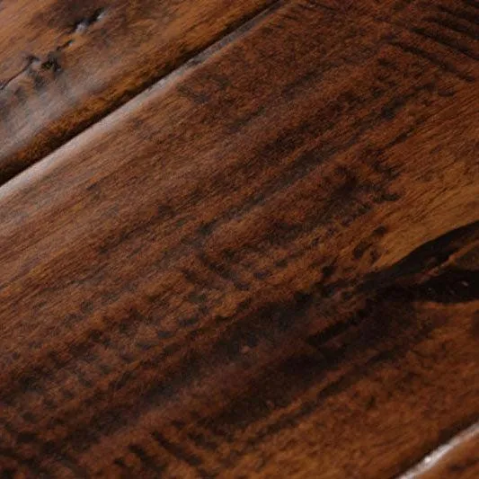 Hand Scraped Walnut Maple Solid Wood