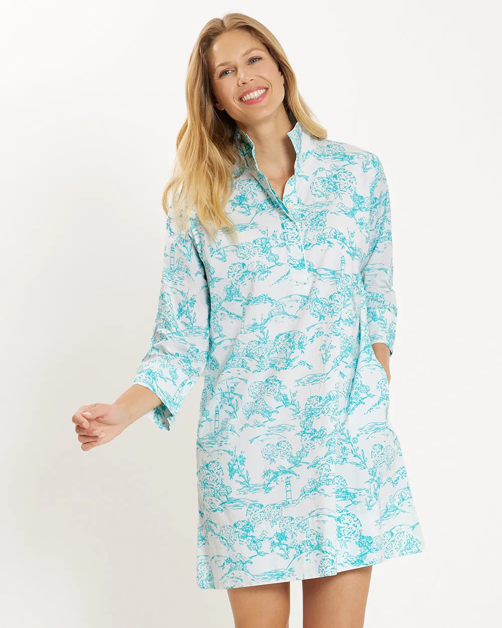 Helen Dress - Cotton Stretch Poplin