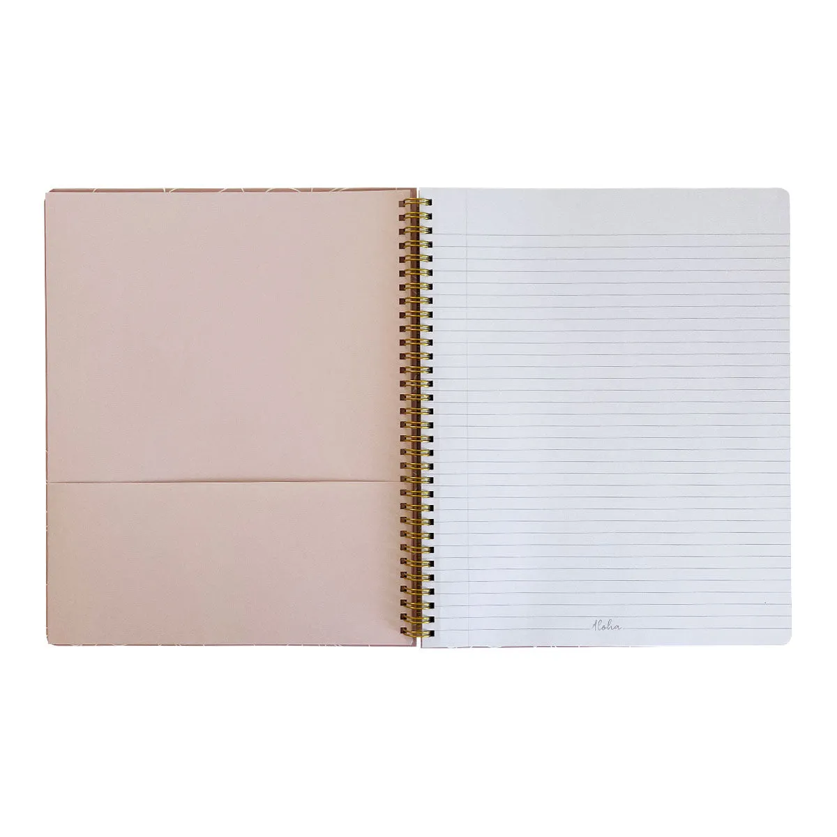 Hibiscus Outline Spiral Notebook