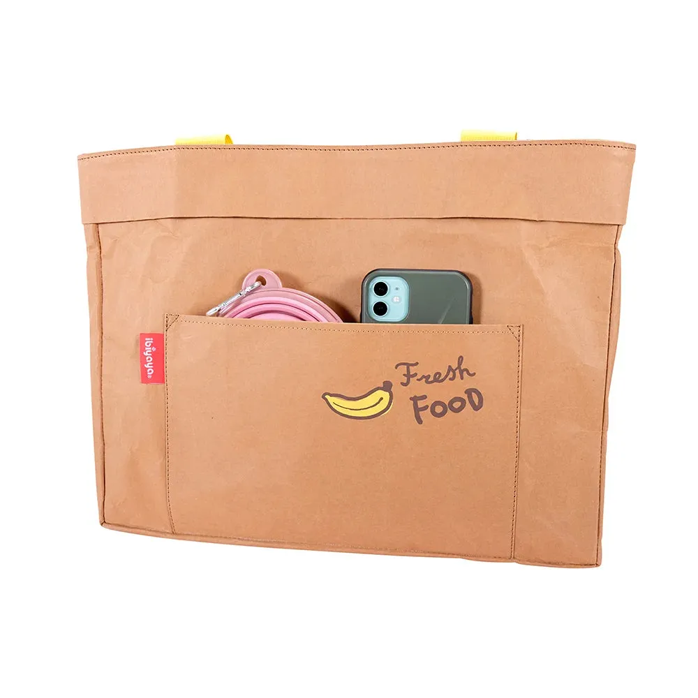 Ibiyaya Kraft Pa-purrr Canvas Pet Carrier