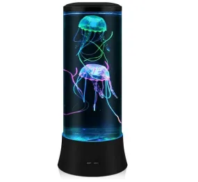 Jellyfish Lava Lamp, 7 Color Mood Lamp LED for Home Office Kids Bedroom Decor, Large