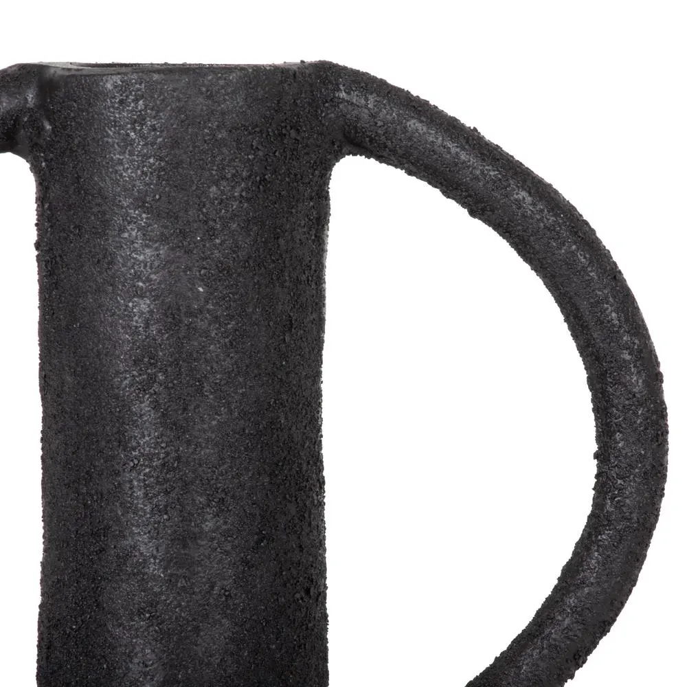 Kenton Black Decorative Metal Table Vase