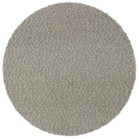 Large Modern and Contemporary Silver 12' x 12' Round Rug