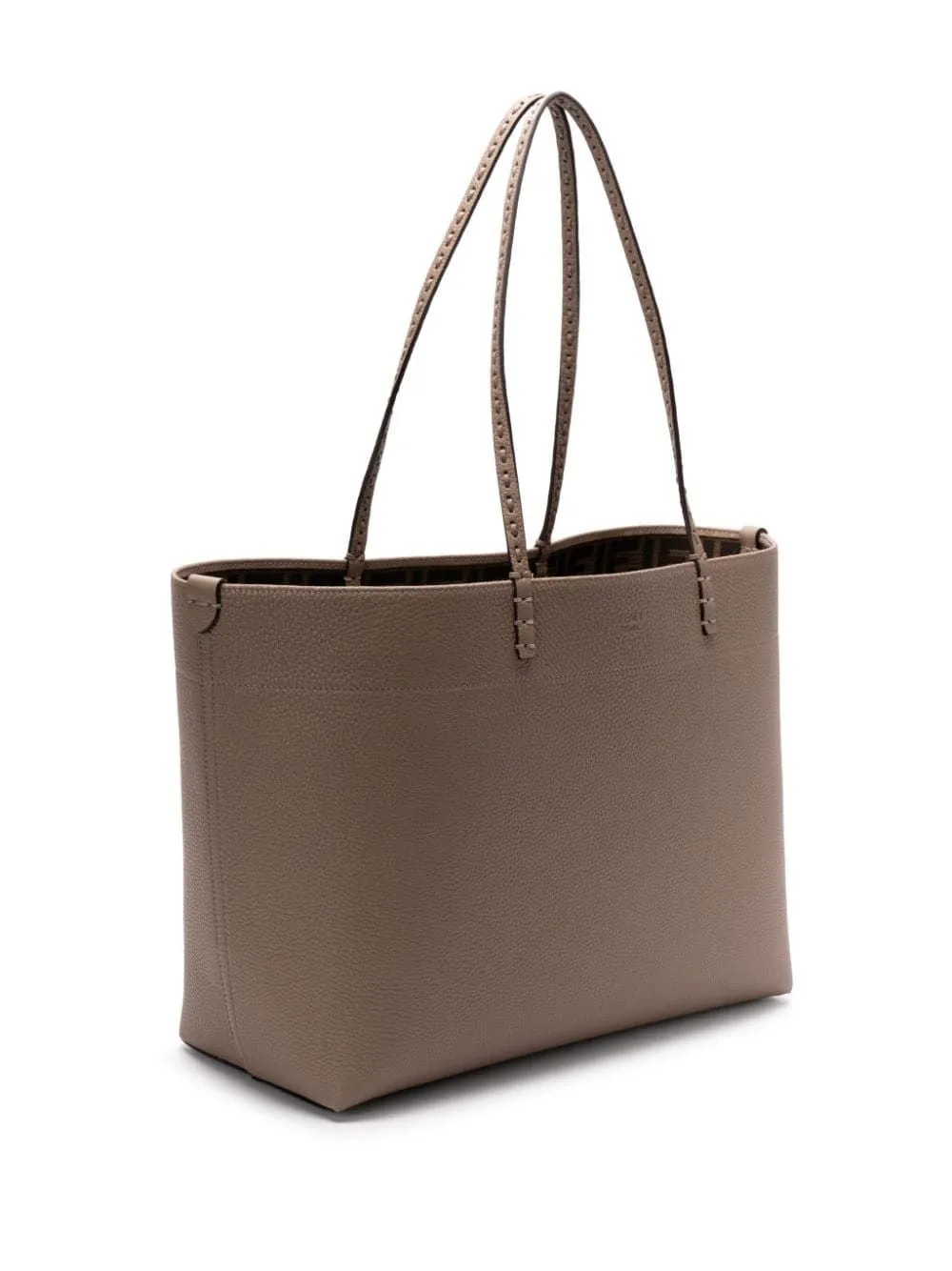 MEDIUM ROLL BAG WITH MACRO TOPSTITCHING
