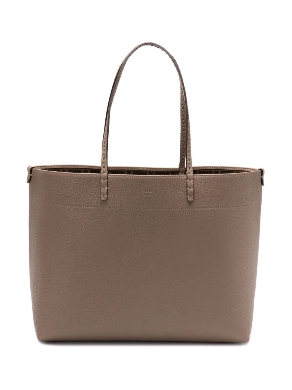 MEDIUM ROLL BAG WITH MACRO TOPSTITCHING
